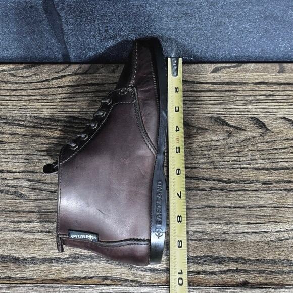 Vintage EASTLAND Brown Leather Peasant Shoe Moccasin Bootie Women’s 7 M - Picture 7 of 8